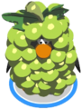 The Green Grape Costume in-game.