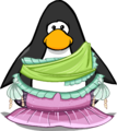 The Pearl Mermaid Costume on a player card.