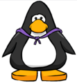 The Purple Cape on a player card.