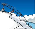 View of Ski Lift from Mountain.