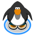 The Blue Buckle Shoes in-game.