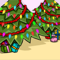 Christmas Trees Background