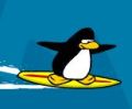 A SWF of Catchin' Waves, note the dark black penguin.