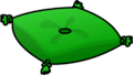 Green pillow