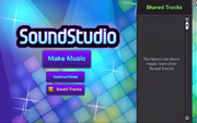 A sneak peek of SoundStudio's main screen.