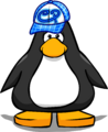 The Blue Skater Hat on a player card.