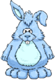 The Blueberry Bunny Costume on a player card.