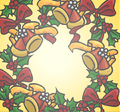 Holiday Wreath Background
