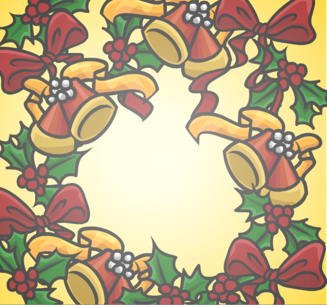 File:Christmas Wreath Background.png