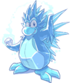 A Frost Bite's pose on a Player card.