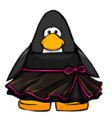 The Black Party Dress on a player card.
