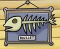 Mullet skeleton found in the Halloween Party.