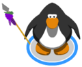 The Grape Spear in-game.