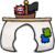 Migrator Mascot Head