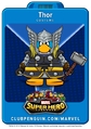 A playercard featuring Thor, a super hero.