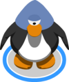The Blue Alien Mask in-game