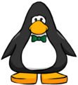 The Green Bowtie on a player card.