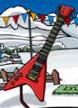 The Red Electric Guitar in Music Maker 3000 during Music Jam.
