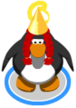 The Gold Princess Hat in-game.