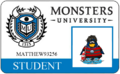 Me when I was a Monsters University student.