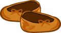 Harvest Orange Slippers Secret item