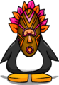 The Pink Tiki Mask on a player card.