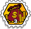 3 Coin Bags stamp (Thin Ice)