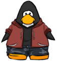 The Big Deal Hoodie on a player card.
