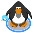 The Blue Puffle Stuffie in-game.