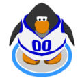 The Blue Track and Field Uniform in-game.