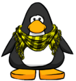 The Bumblebee Scarf on a player card.