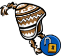 The unlockable version of the Chullo Hat.
