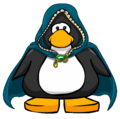 The Medieval Cloak on a player card.