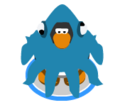 The Squidzoid Costume in-game.