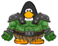 The Armored Ogre Costume on a player card.