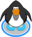 The Blue Skater Shoes in-game.