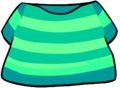Aqua Striped Shirt