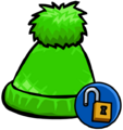 Green Pom Pom Toque