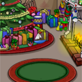 Holiday Fireplace Background