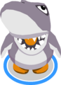 The Shark Costume in-game.