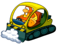 A Snow Trekker, a vehicle used for construction since Penguin Chat 3