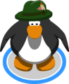 The Alpine Hat in-game.