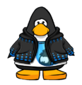 The Flare Hoodie on a player card.