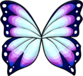 Purple Butterfly Wings Secret item