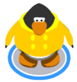 The Yellow Raincoat in-game.