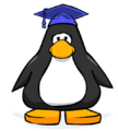 The Graduation Cap on a player card.
