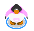 The I Heart My Pink Puffle T-Shirt in-game.