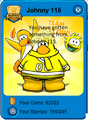 The "Golden Johnny" award. Probably the first and only user award genuinely given to me at the right time. (c. March 2011)