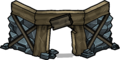 The Abandoned Mine Entrance in-game.