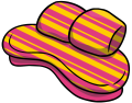 Pink Stripes Couch